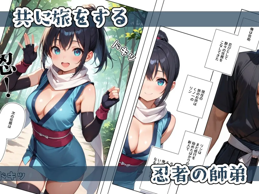 【無料エロ漫画・同人】くノ一ちゃんは師匠に愛されたい  壱-1枚目