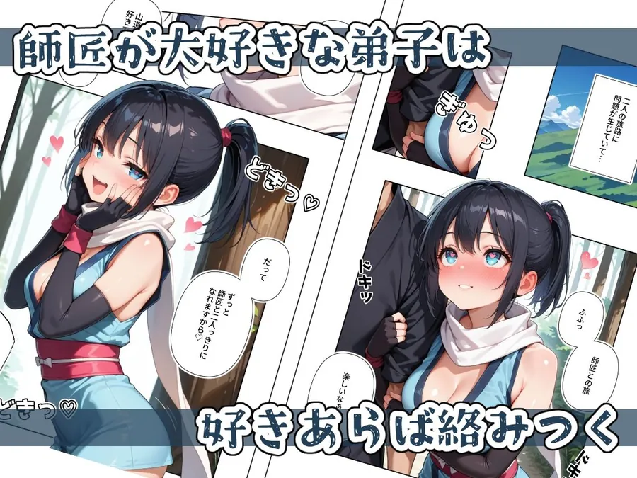 【無料エロ漫画・同人】くノ一ちゃんは師匠に愛されたい  壱-2枚目