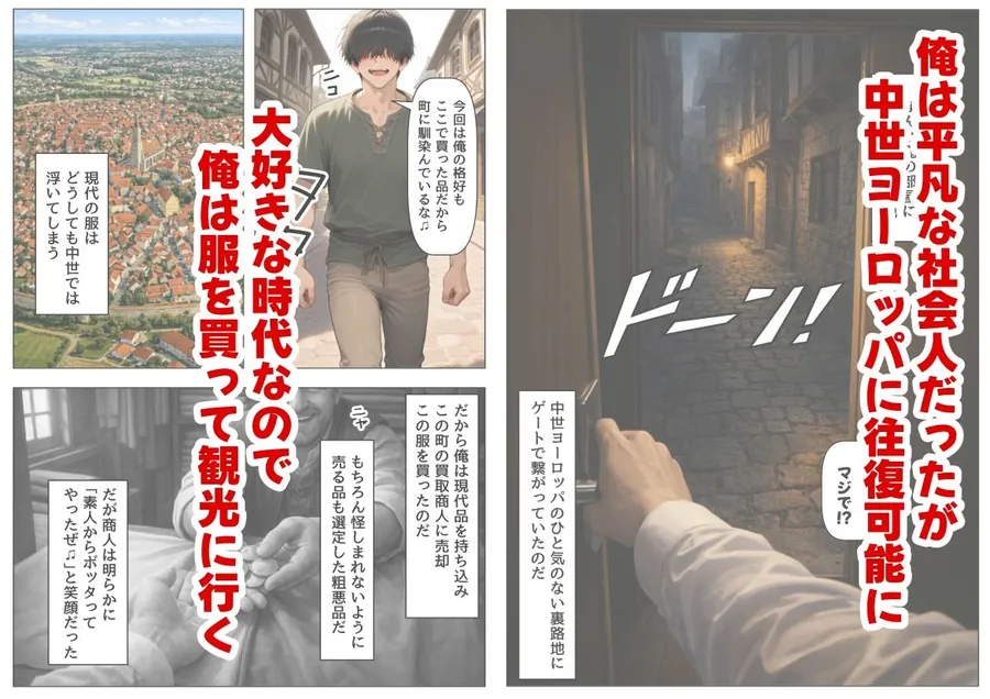 【無料エロ漫画・同人】中世ヨーロッパに俺が転移したら、エロすぎた史実の話 その1-0枚目