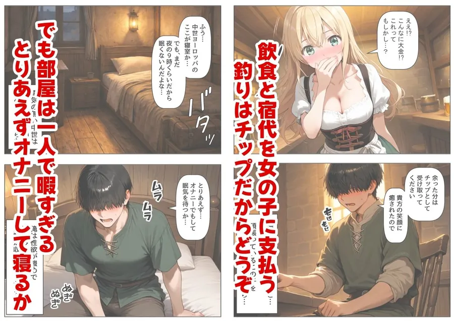 【無料エロ漫画・同人】中世ヨーロッパに俺が転移したら、エロすぎた史実の話 その1-2枚目