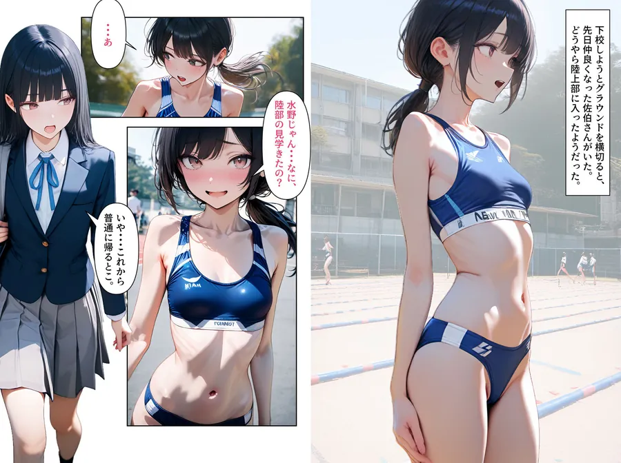 【無料エロ漫画・同人】女装男子のJKハーレム生活3-0枚目