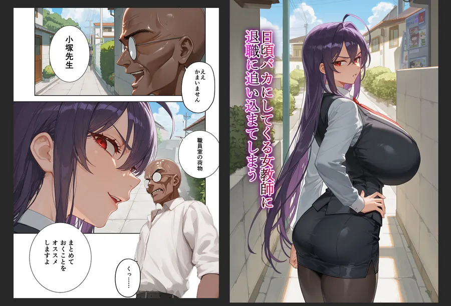 【無料エロ漫画・同人】ムカつく女教師を強●妊娠！催◯リベンジ！＃2-2枚目