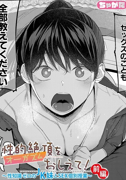 性的絶頂をおしえて！〜性知識ゼロのJK妹とSEX個別授業〜（ちゃがた）