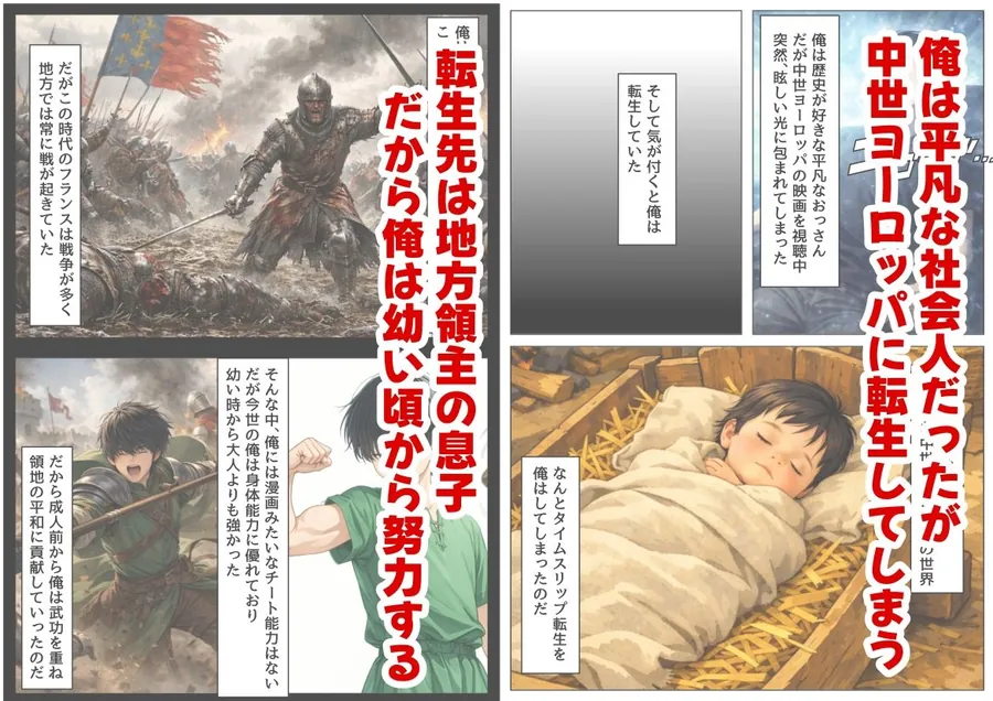 【無料エロ漫画・同人】中世領主に転生した俺は、【初夜権】で処女を抱きまくる-0枚目