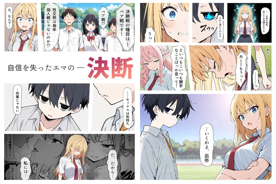 【無料エロ漫画・同人】陰キャ転校生はセックス最強 - 仕組まれた性交祭編 --6枚目