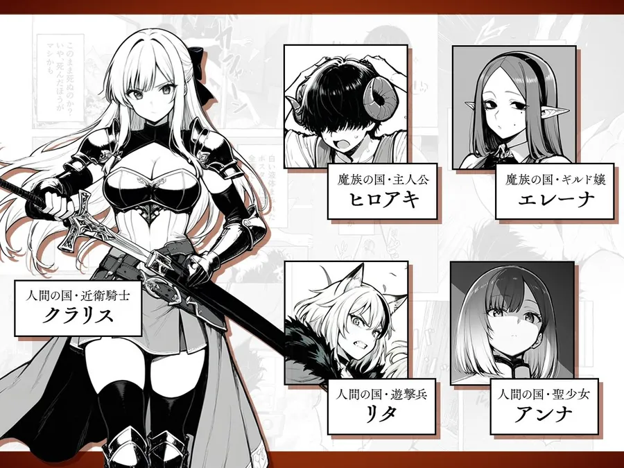 【無料エロ漫画・同人】魔族に転生したので、王国三大巨乳美女を順番に堕とすことにしました-0枚目