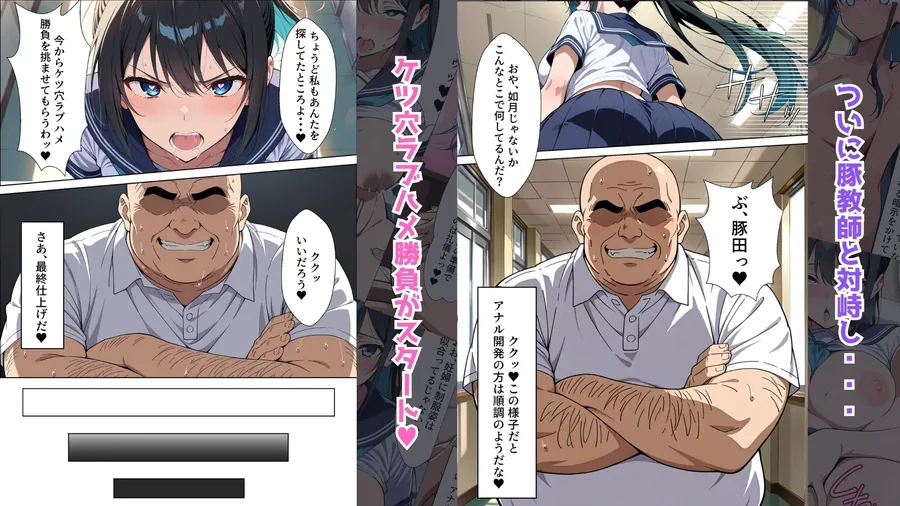 【無料エロ漫画・同人】【催●アプリ】〜清楚な生徒会長が大嫌いな豚教師に常識改変されておち●ぽ大好きにさせられる話〜2【完結編】-3枚目