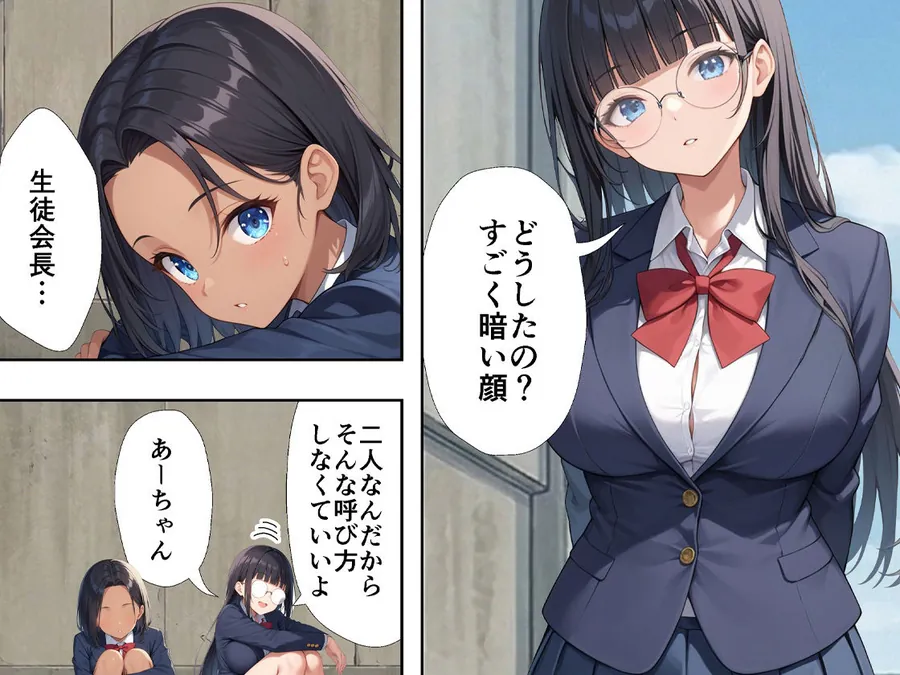 【無料エロ漫画・同人】裏垢がバレた水泳部員ちゃん4-5枚目