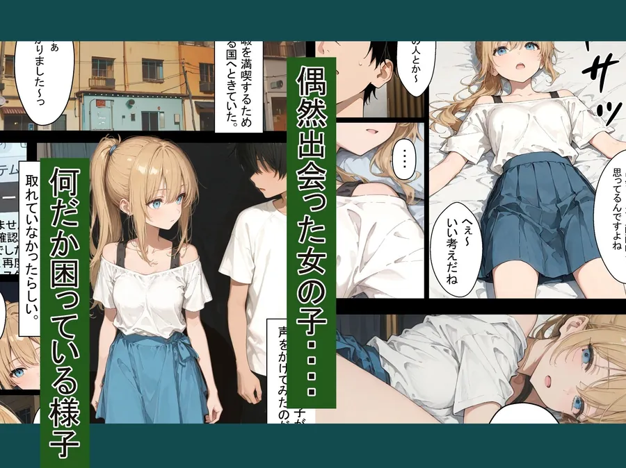 【無料エロ漫画・同人】旅先でやっちゃった-0枚目