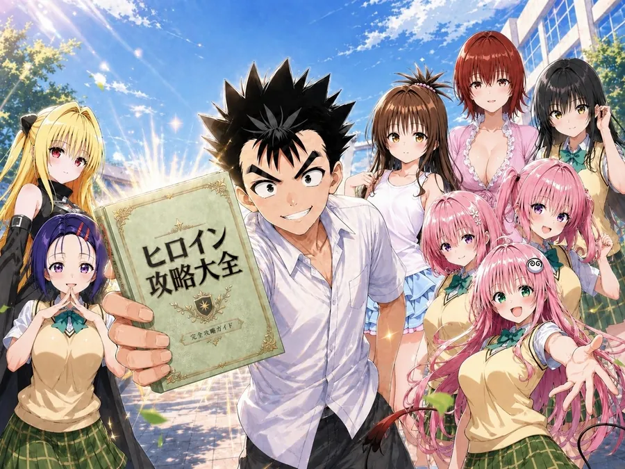 【無料エロ漫画・同人】攻略本を手に入れた猿山が主人公になりました-0枚目