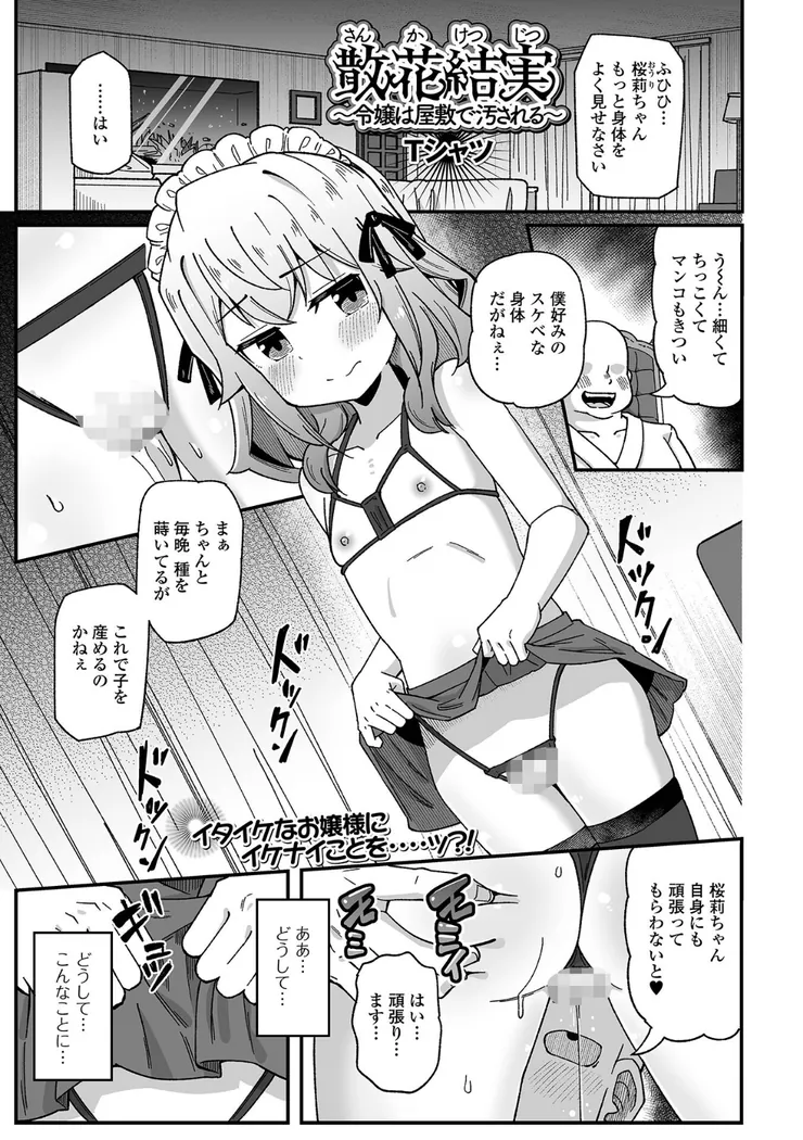 【無料エロ漫画・同人】散花結実 〜令嬢は屋敷で汚される〜-0枚目