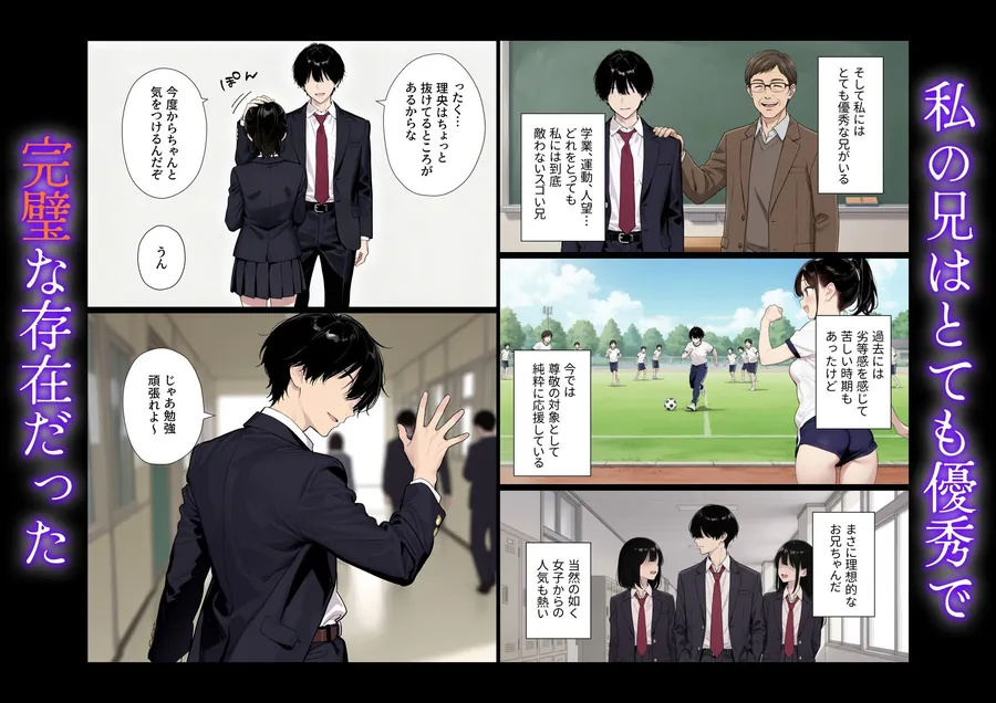 【無料エロ漫画・同人】完璧だった兄が彼女にフラれて崩壊、妹への中出し依存セックスがもう止まらない-0枚目