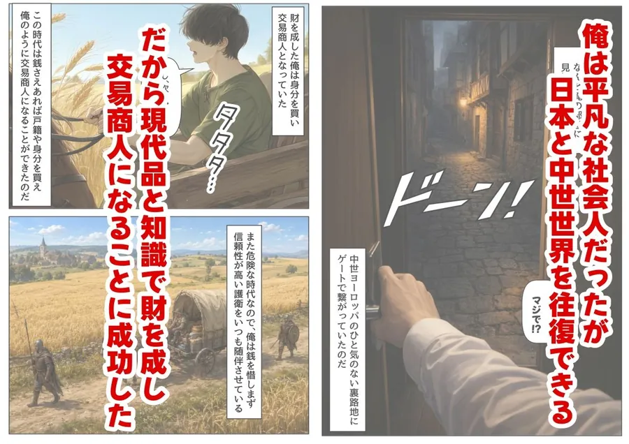 【無料エロ漫画・同人】中世ヨーロッパの農村に泊まったら、エロすぎた史実の話-0枚目