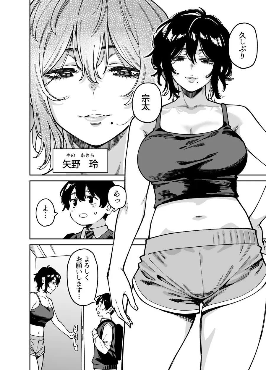 【無料エロ漫画・同人】いとこの姉ちゃんのおっぱいもんだらえっちすることになった話。-0枚目
