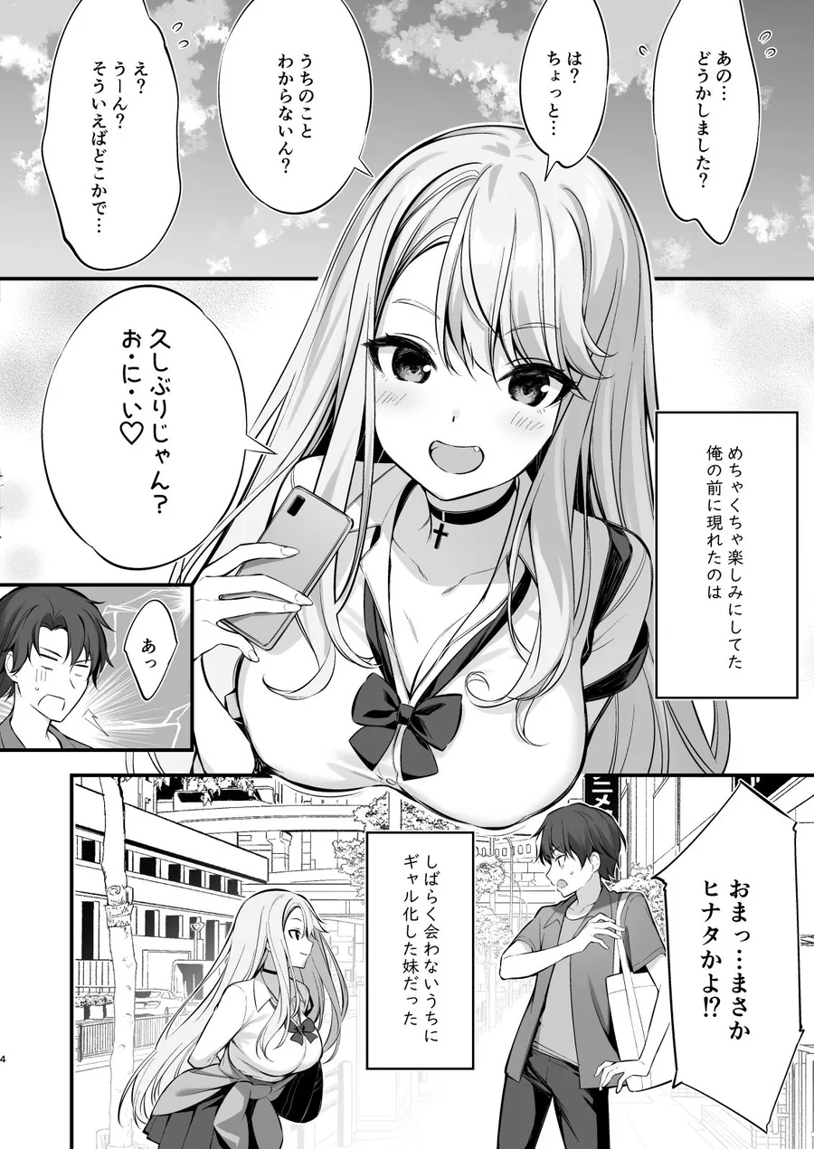 【無料エロ漫画・同人】SNSで出会ったのはギャル化した妹でした-1枚目