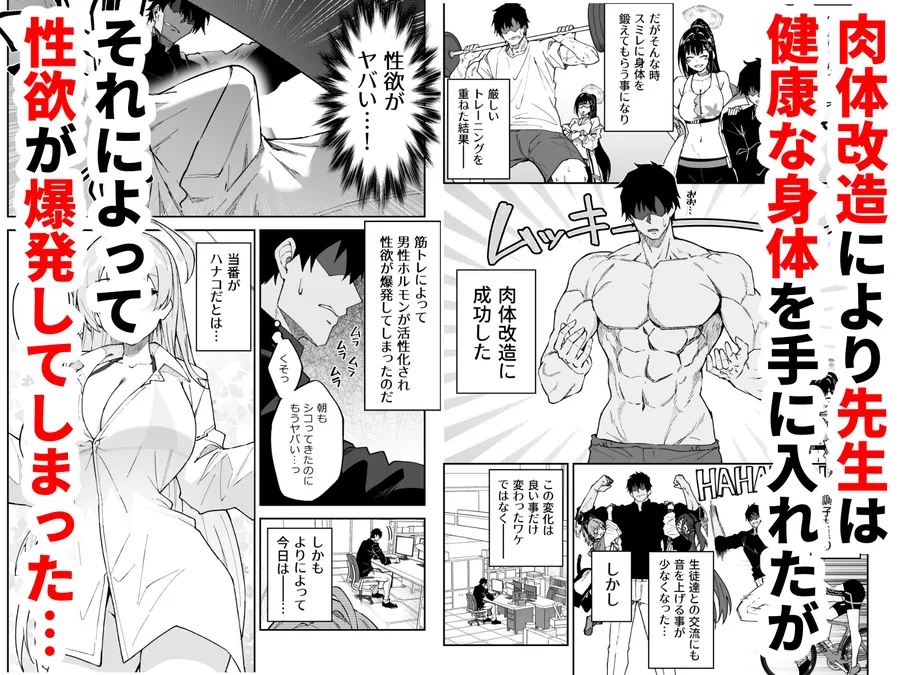 【無料エロ漫画・同人】生徒達と仲良くHする本〜ブルアカ総集編〜-0枚目