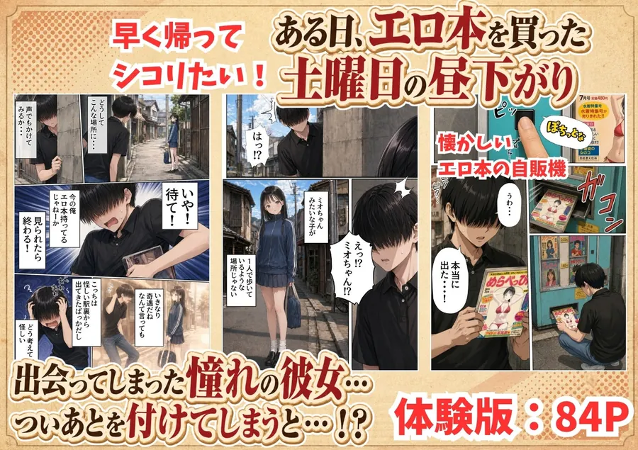 【無料エロ漫画・同人】【昭和編】想いを寄せていたクラスメイトが中年メタボ教師（BMI40）と肉体関係だった件-3枚目