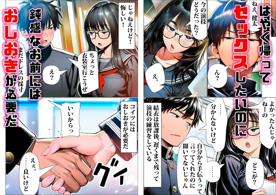 【無料エロ漫画・同人】罰ゲームで地味ブスに嘘告白したら、孕ませちゃって結婚することになった2-1枚目