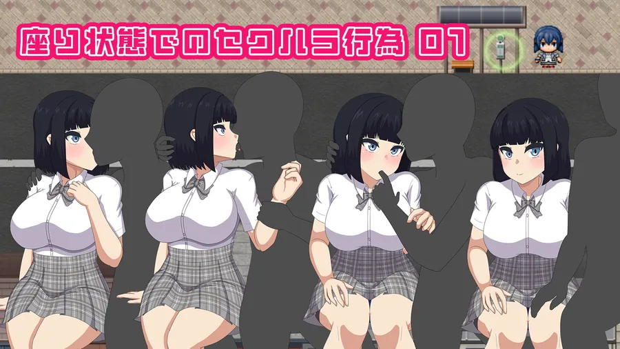 【無料エロ漫画・同人】NAKED HIGHSCHOOL【学園生活露出RPG】-1枚目