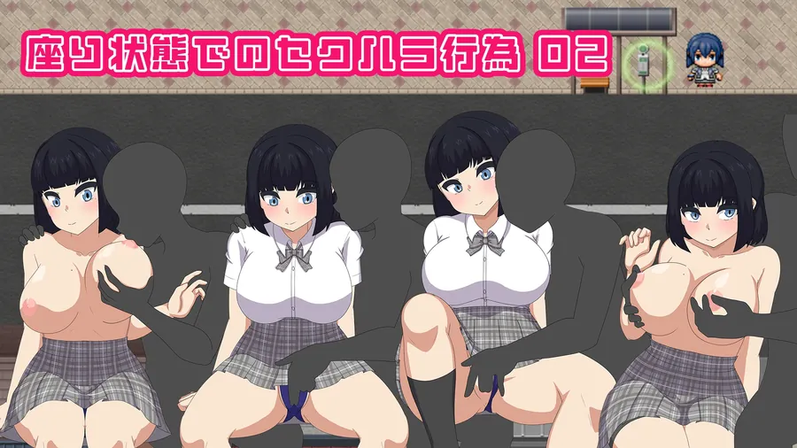 【無料エロ漫画・同人】NAKED HIGHSCHOOL【学園生活露出RPG】-2枚目