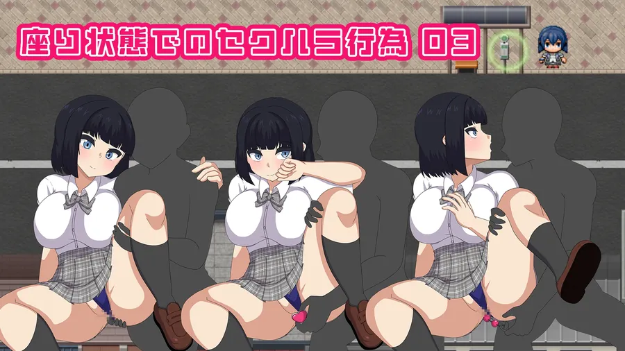 【無料エロ漫画・同人】NAKED HIGHSCHOOL【学園生活露出RPG】-3枚目