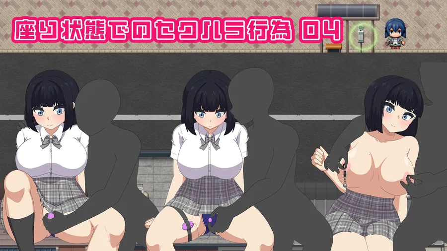 【無料エロ漫画・同人】NAKED HIGHSCHOOL【学園生活露出RPG】-4枚目