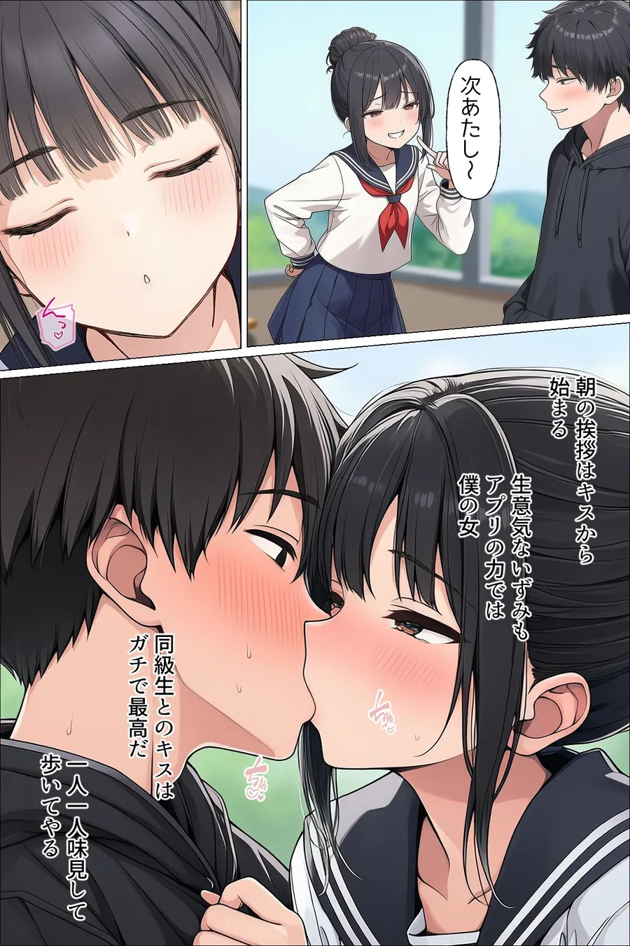 【無料エロ漫画・同人】【漫画】僕が神アプリを使って女子全員とやっちゃった話-5枚目