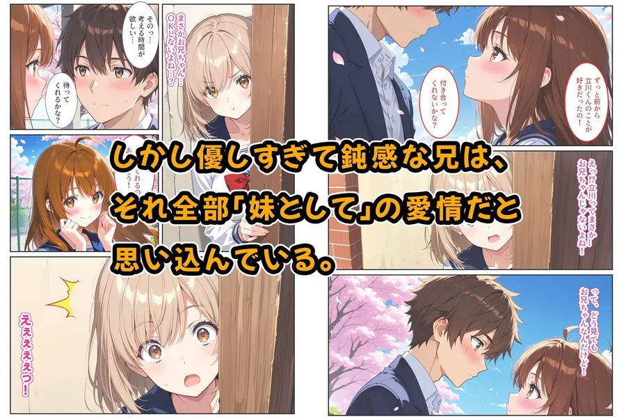 【無料エロ漫画・同人】間違って媚薬を飲んで発情しちゃった爆乳妹が大好きな兄に中出しおねだりしてきた！-1枚目