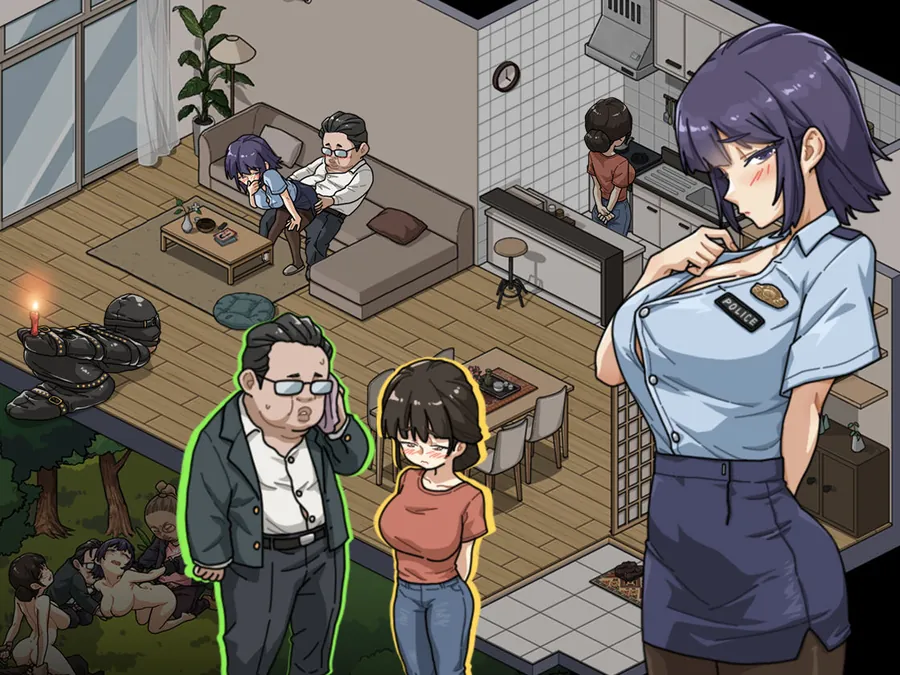 【無料エロ漫画・同人】極道無頼EX:女警・鮎川光--処女が変態に変わる分かれ道-1枚目