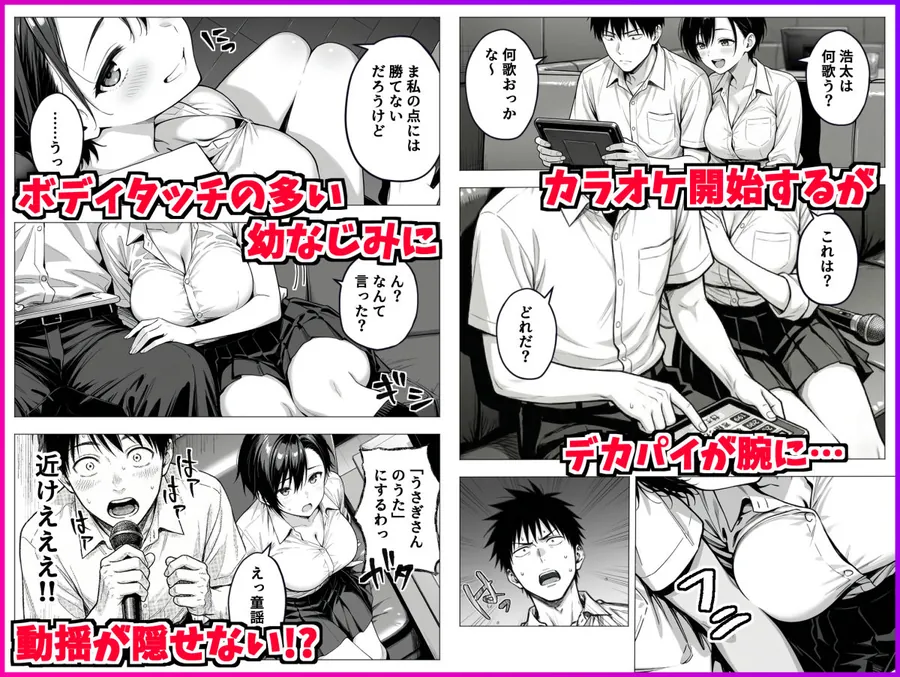【無料エロ漫画・同人】ボーイッシュ幼馴染と「セックスしないと出られない部屋」に閉じ込められて…中出しセックスしまくった話-1枚目