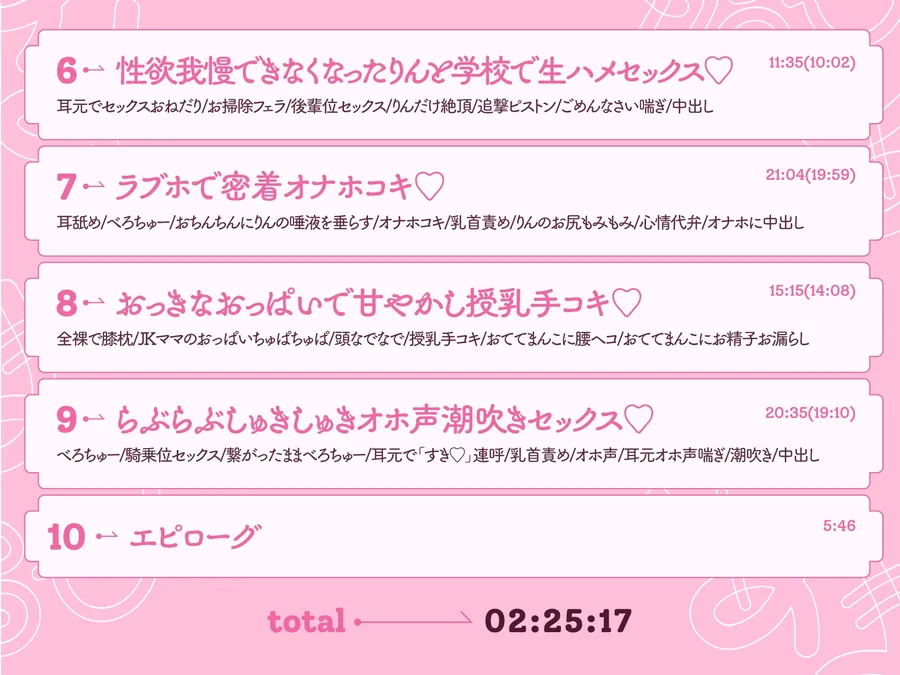 【無料エロ漫画・同人】【6/20まで初回購入特典付き♡】清楚でドスケベな生徒会副会長があまあま媚び媚びご奉仕してくれる話♡【KU100ハイレゾバイノーラル】-4枚目