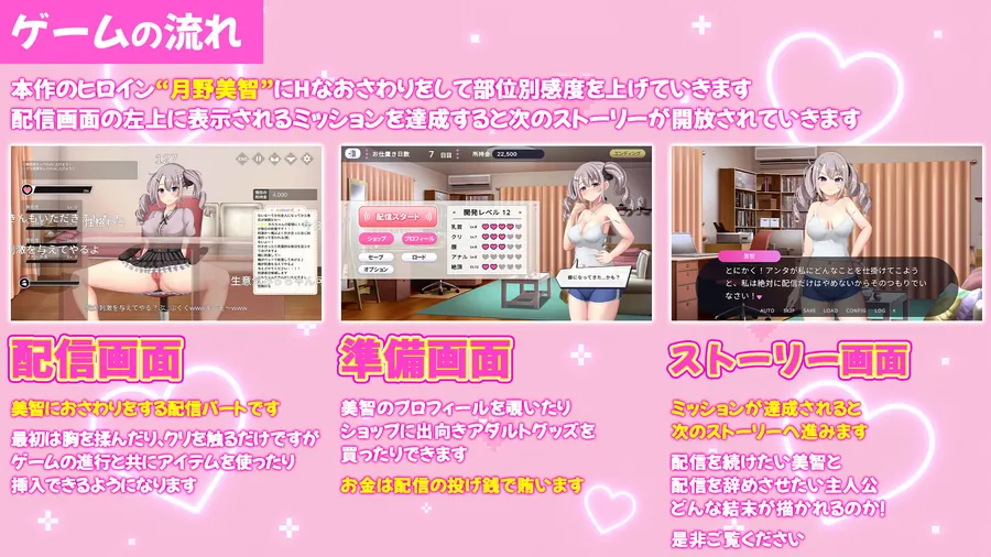 【無料エロ漫画・同人】配信彼女にお仕置きを！-2枚目