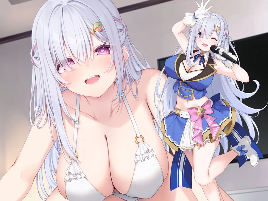 【無料エロ漫画・同人】✅Live2D同梱✅【ベロチュー特化】大人気アイドル×溺愛催◯ ～催◯解除なしの永久ラブラブ密着孕ませえっち～《!3大早期購入特典!》-5枚目