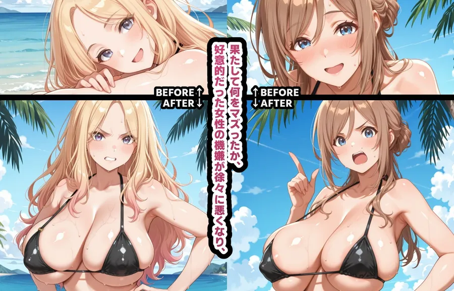 【無料エロ漫画・同人】メチャクチャに嫌われてからのレ●プが一番気持ち良いから。【星南＆莉波】-0枚目