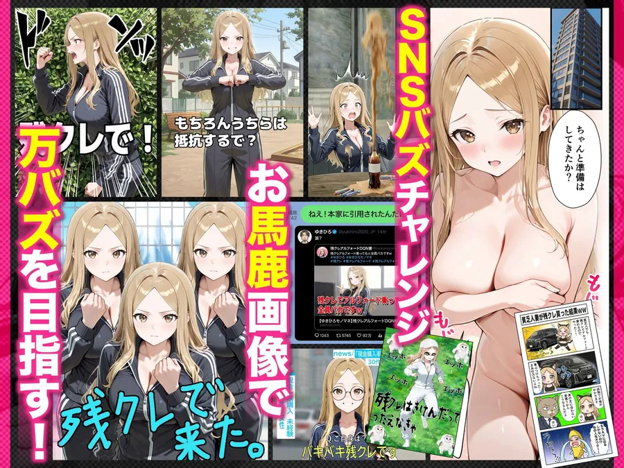 【無料エロ漫画・同人】残クレアルフォード元ヤン人妻（32歳3人子持ちママ）NTR PART3（SNSバズチャレンジ編）-6枚目