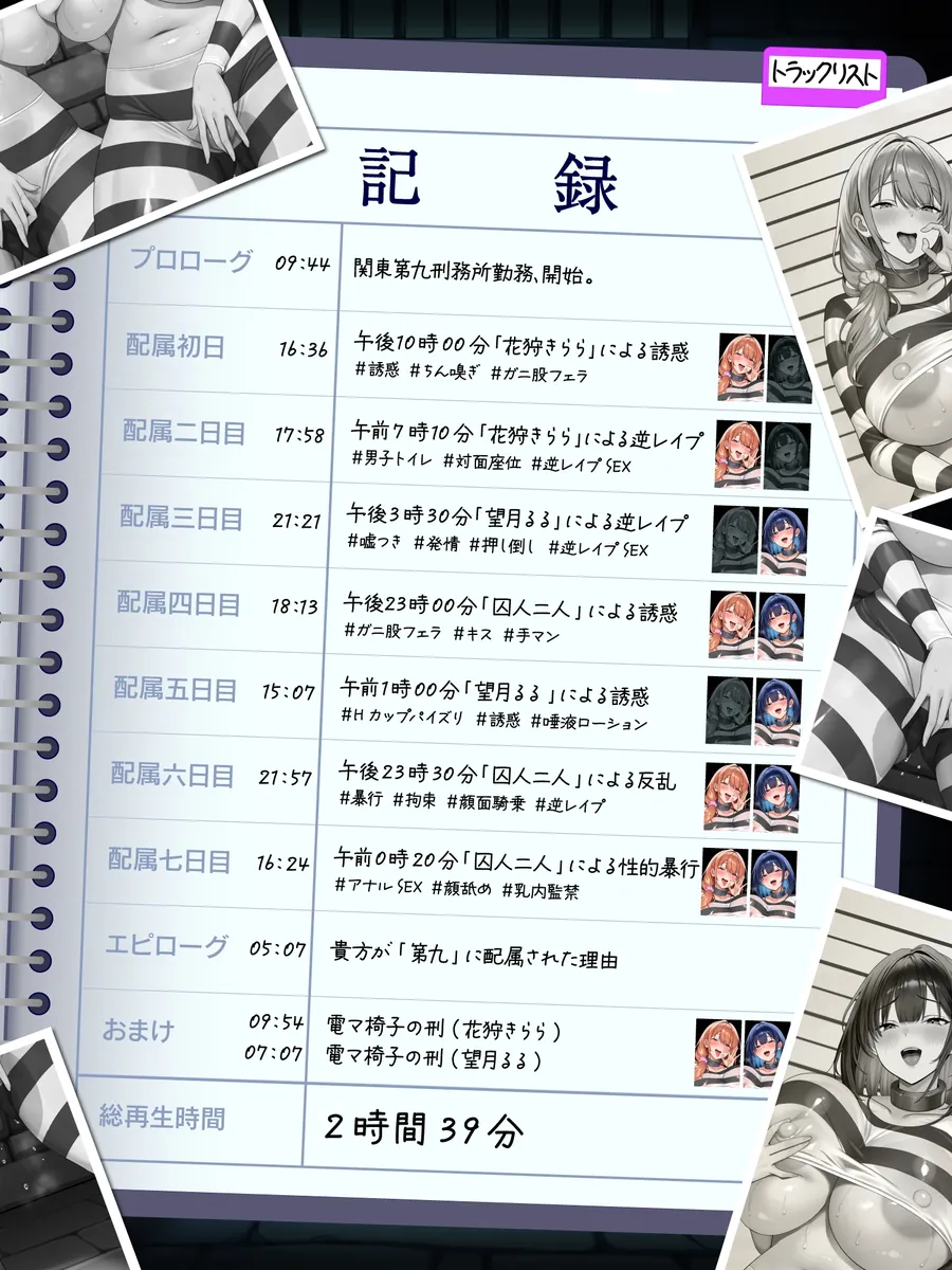 【無料エロ漫画・同人】【逆レ○プ】凶悪性犯罪者収容施設Season 1〜凶悪逆レ○プ魔が収監される監獄で男は看守の貴方ただ一人〜-4枚目