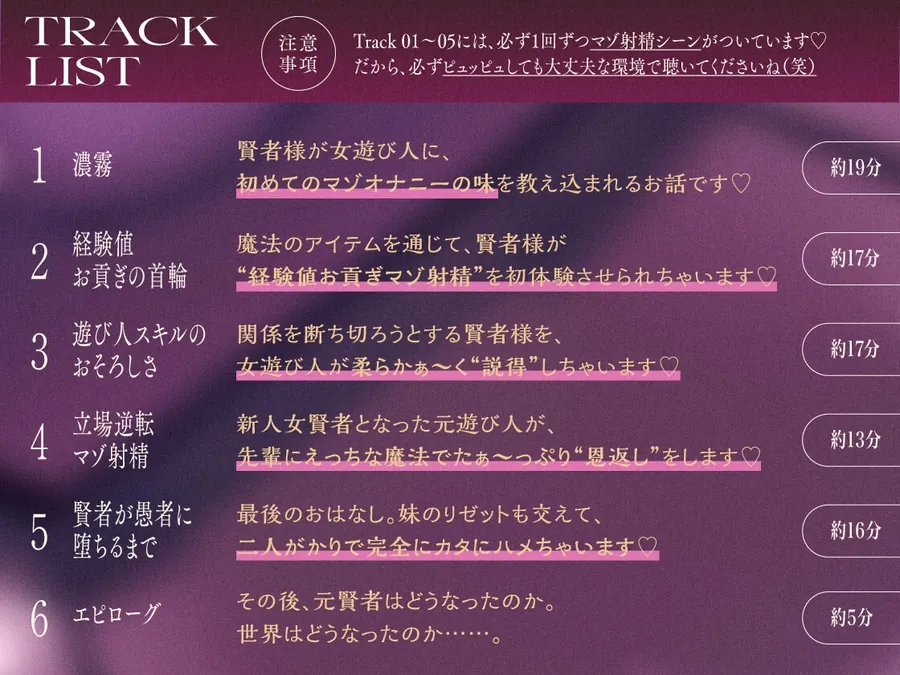 【無料エロ漫画・同人】【連作短編オナサポ音声】賢者が愚者に堕ちるまで ～女遊び人のマゾ転がし経験値ドレイン～-4枚目