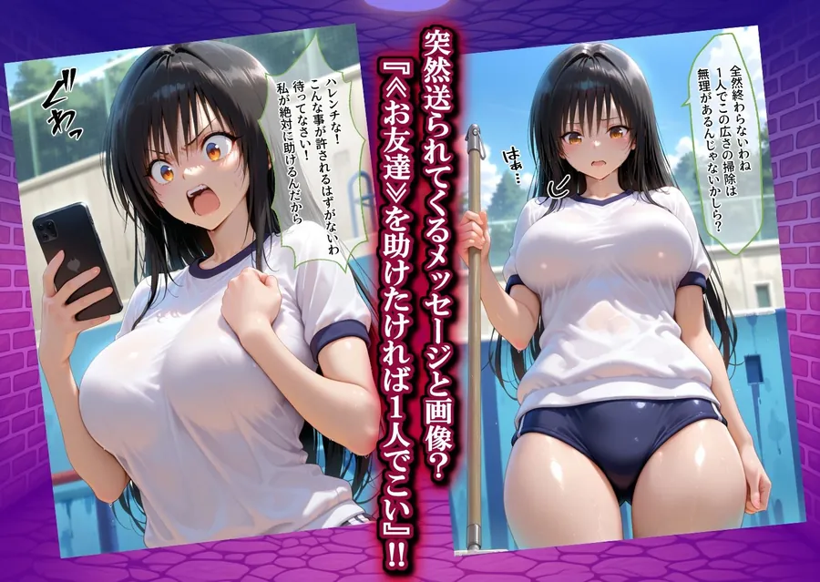 【無料エロ漫画・同人】弱みを握られ製奴● 肉便器にされアヘ顔快楽地獄 風紀委員編-1枚目