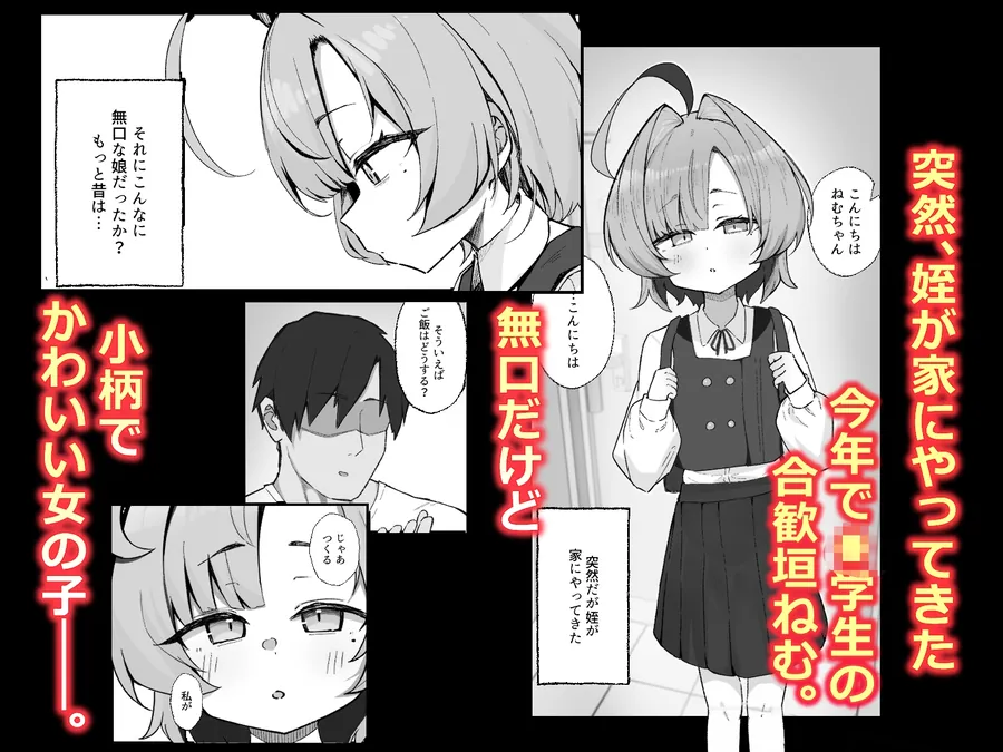 【無料エロ漫画・同人】眠リ姫～姪っ子調教性活記録～-0枚目