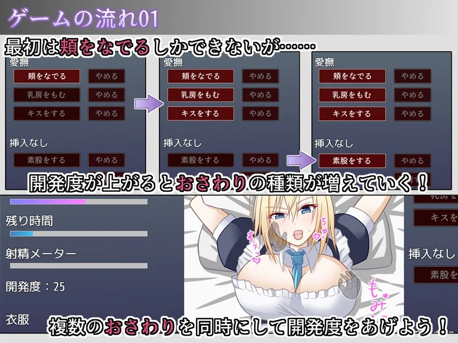 【無料エロ漫画・同人】お屋敷メイド妊娠計画～お嬢様の代わりに私を抱きなさい！～-2枚目