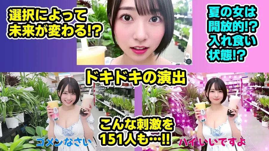 【無料エロ漫画・同人】ナンパマスター2〜151人のナンパ図鑑完成を目指せ！！〜夏のリゾート編【いきなり極限リーチ！！ 即興奮！！脳汁ドバドバナンパゲーム！！】-4枚目