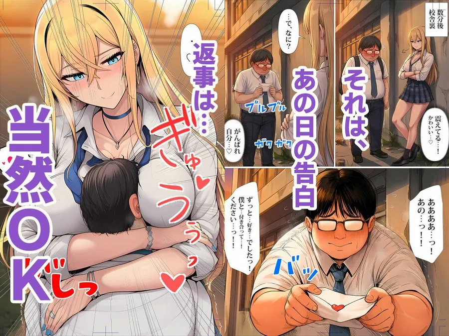 【無料エロ漫画・同人】憧れだったハイスペギャルJKにタイムリープ憑依した弱男おじさん、昔の自分のオナホメス奴●になってあげた-4枚目